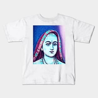 Adi Shankara Snowy Portrait | Adi Shankara Artwork 13 Kids T-Shirt